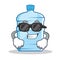 Super cool gallon character cartoon style