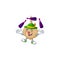 Super cool Juggling jicama mascot cartoon style