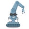 Super cool mechatronic robotic arm in mascot shape