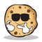 Super cool sweet cookies character cartoon