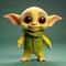 Super Cute Baby Yoda Toy With Playful Character Designs