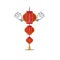 Super cute lampion chinese lantern cartoon design with Tongue out