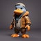 Super Cute Urban-clad 3d Cartoon Platypus