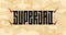 Super Dad - inscription on a camouflage background. Print for t-shirt for Father`s day. Patch with lettering, lightnings and star