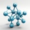 Super Detailed 3d Render Of Potassium Hydroxide Molecule In Polished Craftsmanship Style