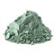 Super fine organic green clay powder on white background cosmetic treatment Generative AI Illustration