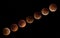 The Super Flower Blood moon series - Total Lunar eclipse taken on May 15, 2022, Canada
