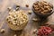 Super foods: cashews, almonds and goji berries