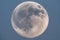 Super full moon with dark background