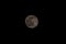 Super full moon with dark black background for placement in video, banner, shot in march 2022, Antwerp, Belgium