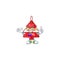 Super Funny Geek smart christmas best price tag mascot cartoon style