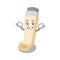 Super Funny Grinning asthma inhaler mascot cartoon style