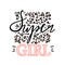 Super Girl motivational poster with leopard dots. Trendy typography slogan design.