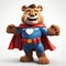 Super Hero Bear: A Lively Storytelling 3d Model