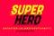 Super Hero comics style font