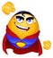 Super hero emoticon