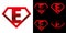 Super hero Logo Letters Superhero Alphabet