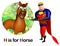 Super Hero pointing Horse