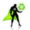 Super hero of recycling
