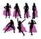 Super Lady Silhouettes, art vector design