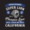 Super Lion Champion league Club. good for your t shirt event