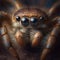 Super macro of a spider\\\'s eyes,AI Generated