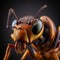 Super Macro of a Wasp\\\'s Eyes, Generated by AI