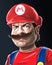 Super Mario digital illustration