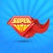 Super mom. Supermom logo. Mother day concept. Mother superhero.