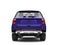 Super purple modern SUV car - back view