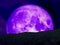 super purple moon back middle mountain