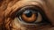 Super Realistic Camel Eye: Detailed Hyper-realistic Renderings