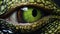 Super Realistic Crocodile Eye - Hyperrealistic Daz3d Reptile Illustration