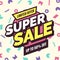 Super sale banner, Retro edition.