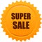 Super sale seal stamp badge orange