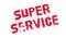 Super Service rubber stamp