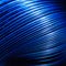 Super shiny blue coloured thick wires abstract background