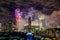 Super Sonic Firework Celebration show on January1,2018 during Bangkok Countdown 2018 at CentralWorld Square,Ratchaprasong Intersec