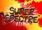Super Spectre Comic book style cartoon words