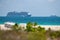 Super telephoto shot of the Norwegian Bliss offshore Miami FL