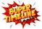 Super Timeline - Comic book style words