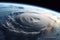 Super Typhoon, tropical storm, cyclone, hurricane, tornado, over ocean. Weather background. Typhoon,  storm, windstorm, superstorm