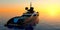 Super Yacht Luxury Yachting 3D illustration