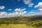 Superb landscape of Alpine Ridge Trail at Rocky Mountain National Park