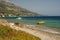 superb scenic view of adriatic beach in village Ku