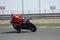 Superbike racing on track