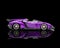 Supercar - purple pearlescent paint