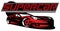 Supercar. Vector color illustration. Editable template for business cards