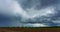 supercell storm cumulus rain timelapse time lapse 4k weather background strong violent clouds formation