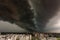 Supercell storm over the city